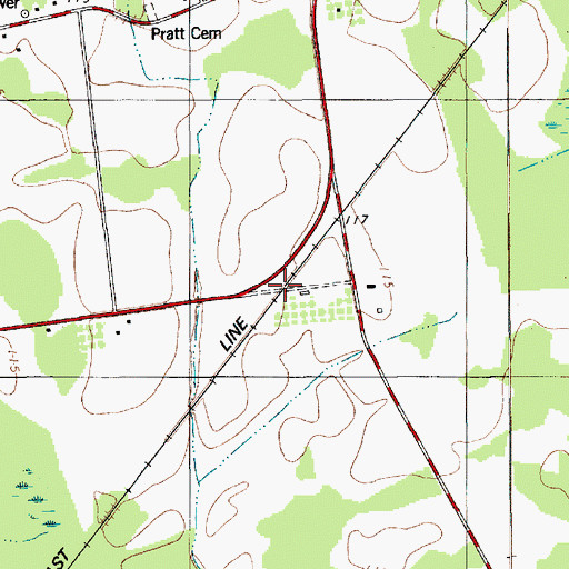 Topographic Map of Connors (historical), SC