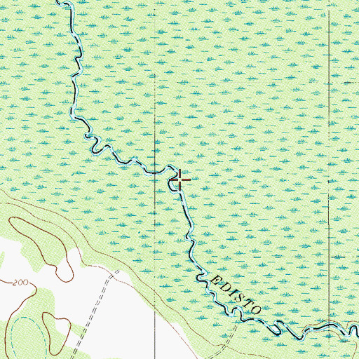 Topographic Map of Cowford Lake, SC