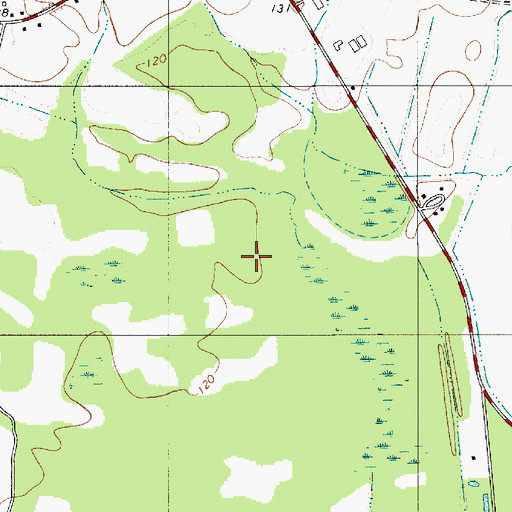 Topographic Map of Edisto School (historical), SC