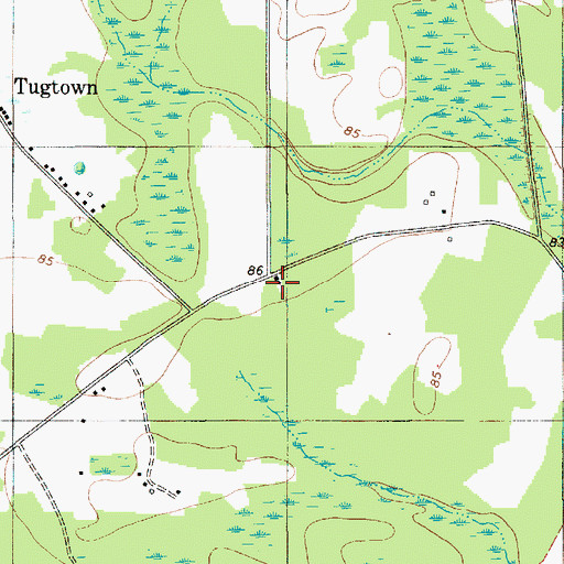 Topographic Map of Galbrigar School (historical), SC