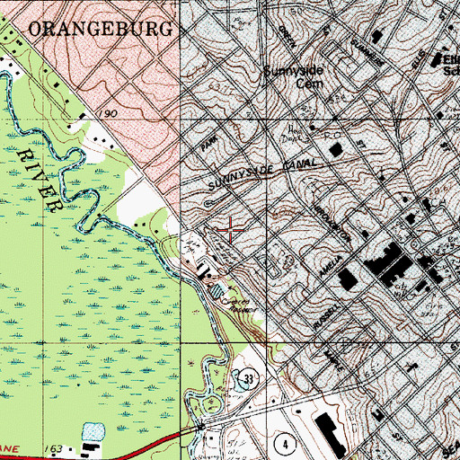Topographic Map of Glorious Holiness Church (historical), SC