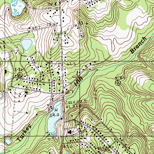 Topographic Map of Greenbriar, SC