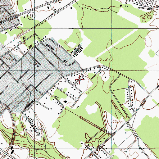 Topographic Map of Jones Terrace, SC