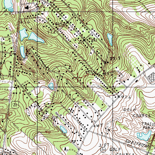 Topographic Map of Lawton Acres, SC