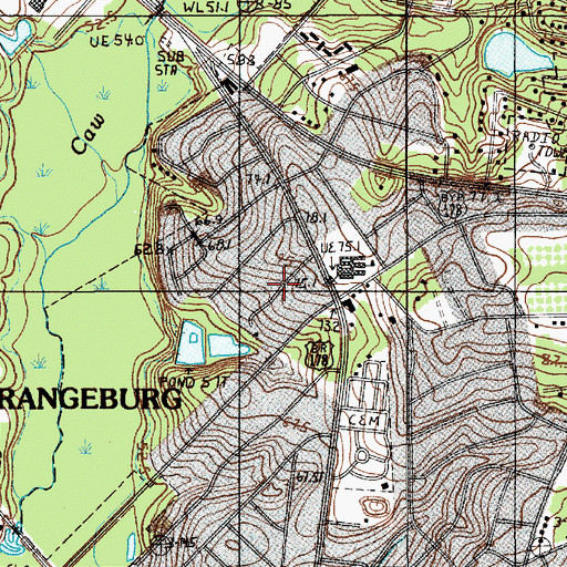 Topographic Map of Livingston Terrace, SC