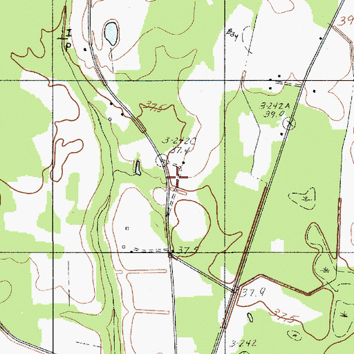Topographic Map of McAlbany Church, SC