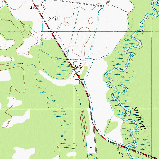 Topographic Map of McMillan School (historical), SC