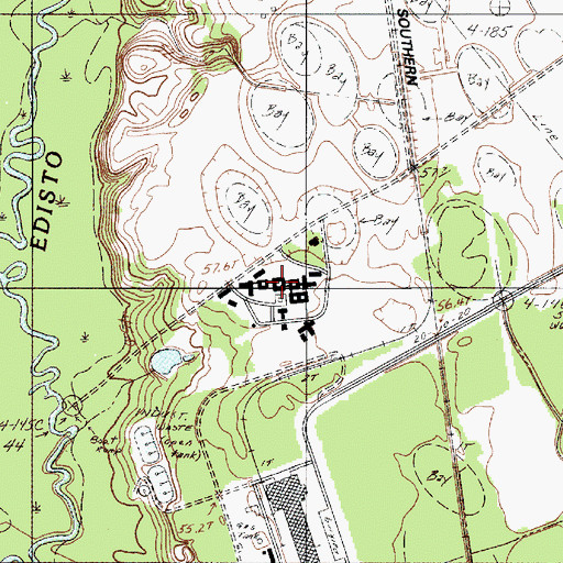 Topographic Map of Methodist Home, SC