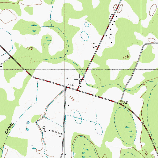 Topographic Map of Mount Pisgah School (historical), SC