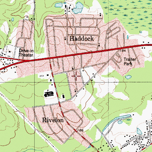 Topographic Map of Riverdale, SC