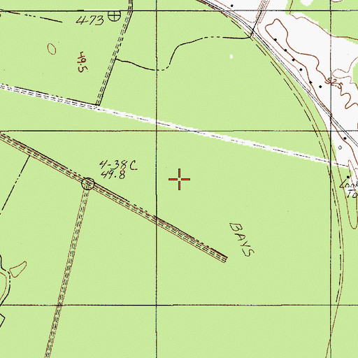 Topographic Map of Robinsons Bay, SC