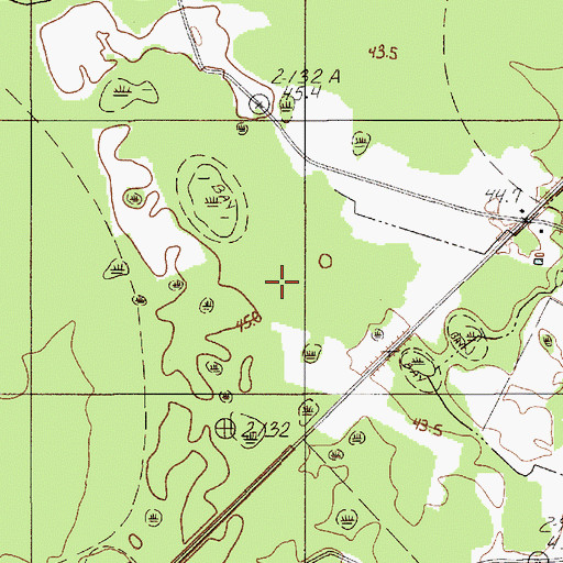 Topographic Map of Saint James School (historical), SC