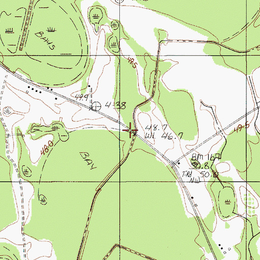Topographic Map of Saint Lukes School (historical), SC