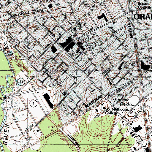 Topographic Map of Saint Pauls Baptist Church, SC