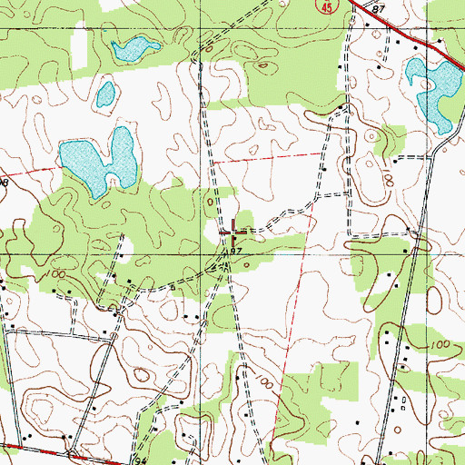 Topographic Map of Smith Hill School (historical), SC