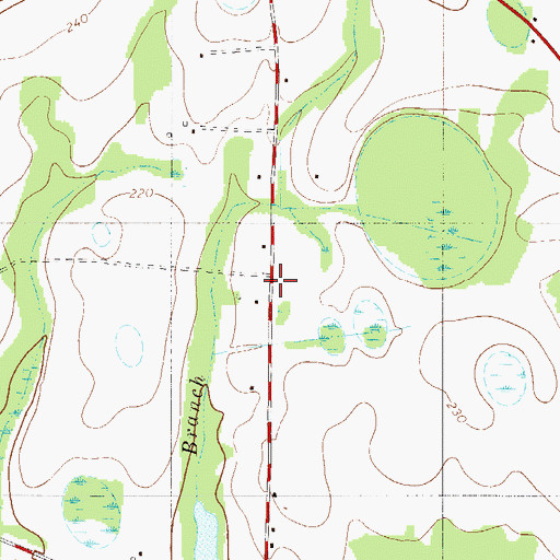 Topographic Map of Spires School (historical), SC