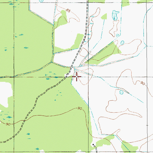Topographic Map of Stutz School (historical), SC