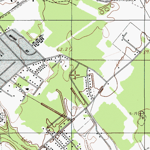 Topographic Map of Whittaker Estates, SC
