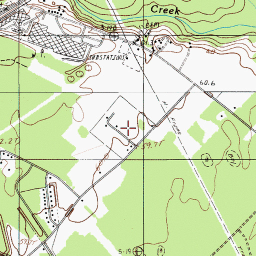 Topographic Map of Williams Plaza, SC