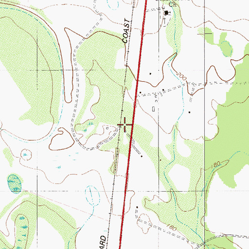 Topographic Map of Waynor (historical), SC
