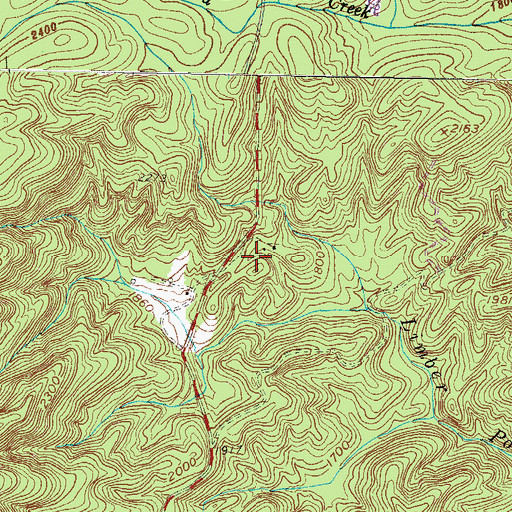 Topographic Map of Bear Pen School (historical), SC
