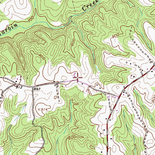 Topographic Map of Block School Number 2 (historical), SC