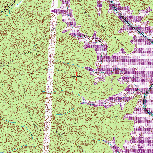 Topographic Map of Boone Creek School Number 1 (historical), SC