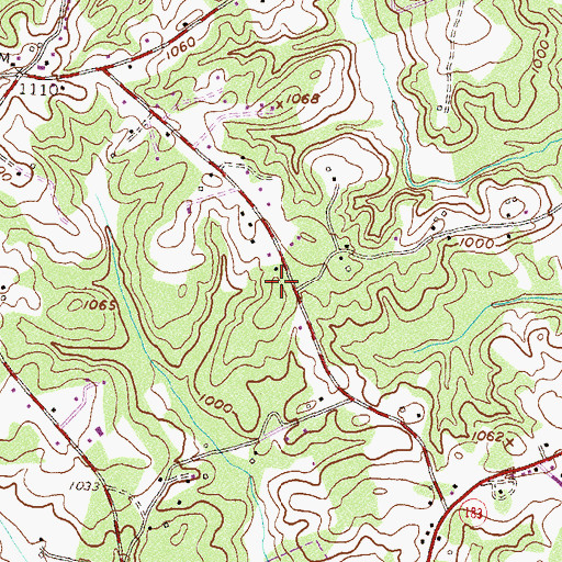 Topographic Map of Fairfield School (historical), SC