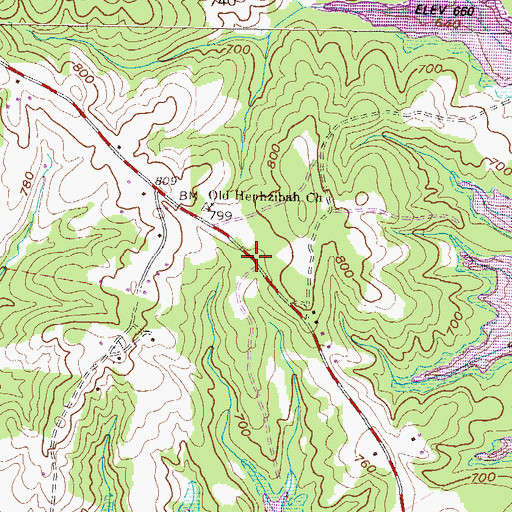 Topographic Map of Friendship School Number 1 (historical), SC