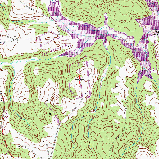 Topographic Map of Greenbriar, SC