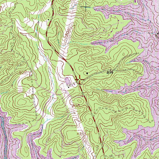 Topographic Map of Isaqueena School Number 1 (historical), SC