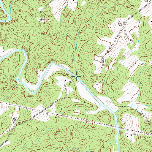 Topographic Map of Kings Mill (historical), SC