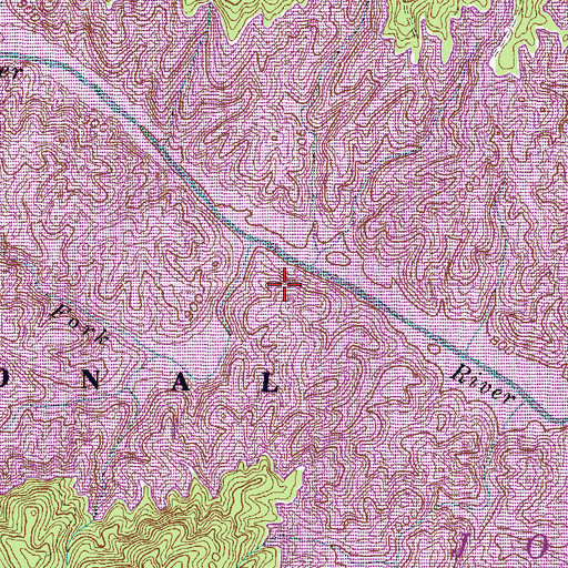 Topographic Map of Mina-Tonka Lodge (historical), SC