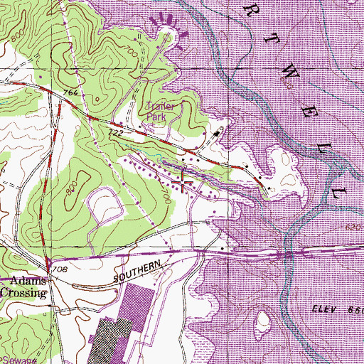 Topographic Map of Morningside Heights, SC