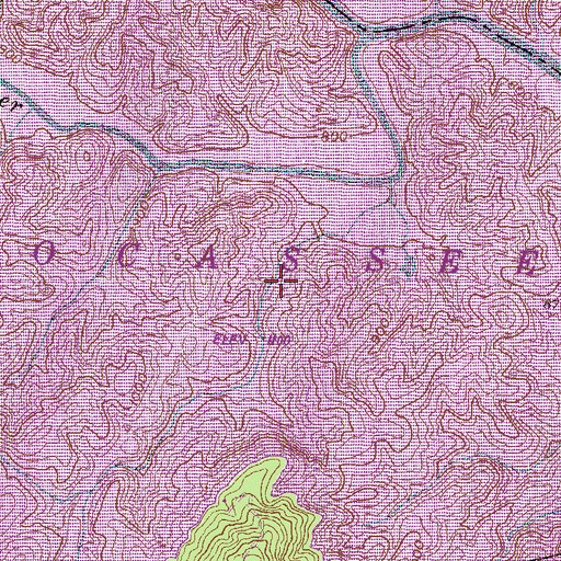 Topographic Map of Mount Carmel Cemetery (historical), SC