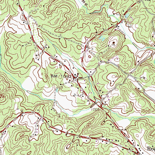 Topographic Map of Neville School (historical), SC