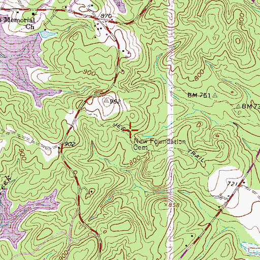 Topographic Map of Norton School (historical), SC