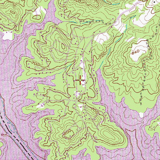 Topographic Map of Port Bass, SC