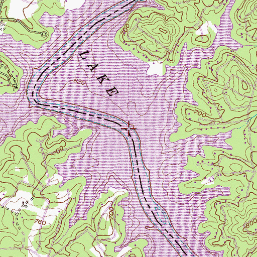 Topographic Map of Shelor Ferry (historical), SC