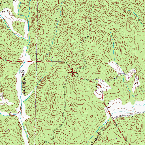 Topographic Map of Smeltzer School (historical), SC