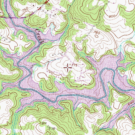Topographic Map of Snug Harbor, SC