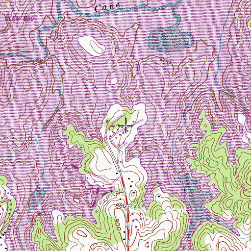 Topographic Map of Vista Grove, SC