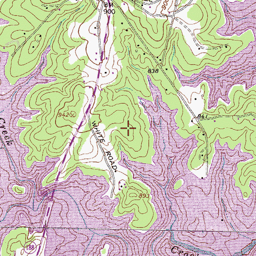 Topographic Map of White Harbor, SC