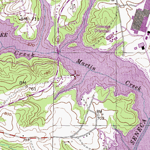 Topographic Map of Wilsons Landing, SC