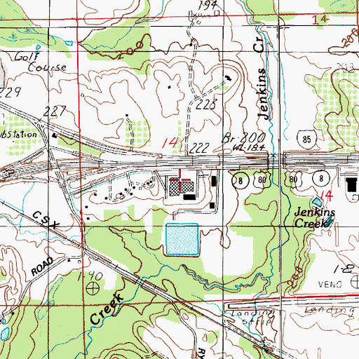 Topographic Map of Our Lady of Fatima School, AL
