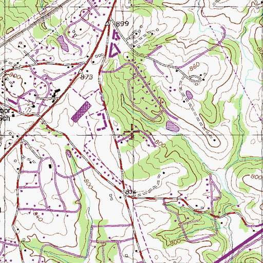 Topographic Map of Eastbriar, SC