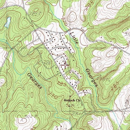 Topographic Map of Georgetown, SC