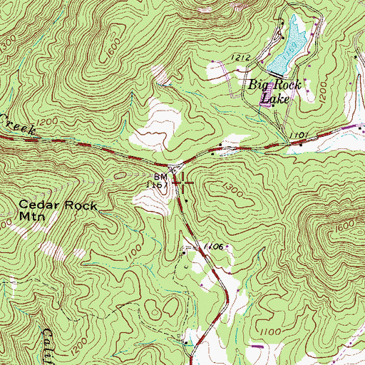 Topographic Map of Hampton School (historical), SC