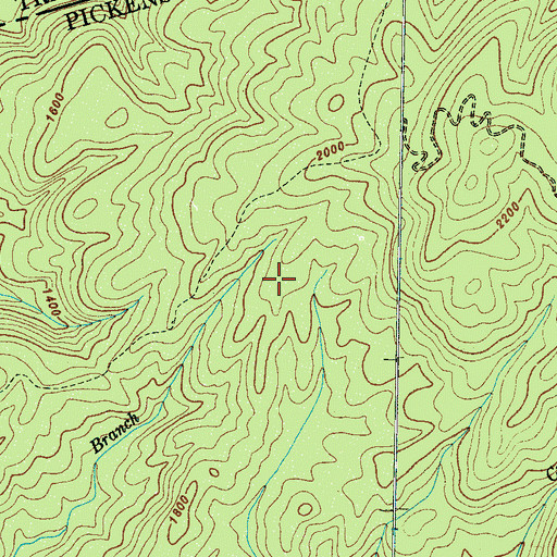 Topographic Map of Horse Pasture School (historical), SC