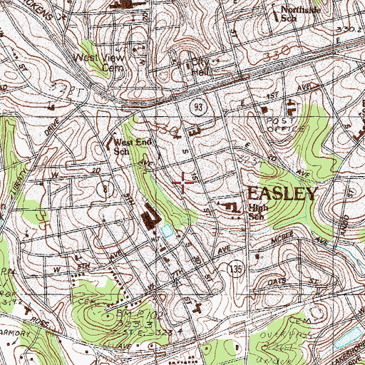 Topographic Map of House of Prayer (historical), SC